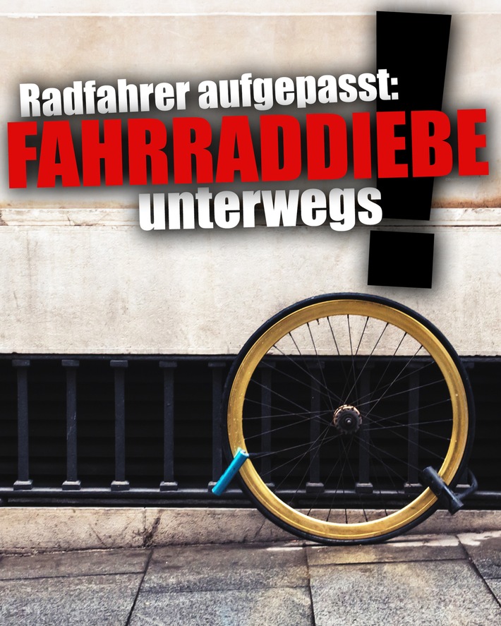 LPD-EF: Fahrradfahrer aufgepasst - Faltblatt der Polizei gibt Tipps zum Schutz vor Fahrraddiebstahl