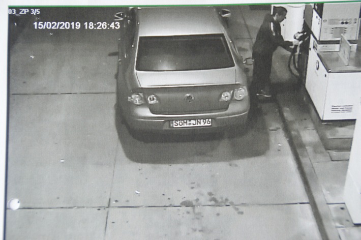 LPI-GTH: Öffentlichkeitsfahndung - Tankbetrüger